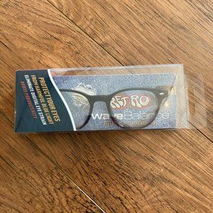 New Wave Balance Retro Blue Light Blocking Glasses 100% UV Brown NWT Gift